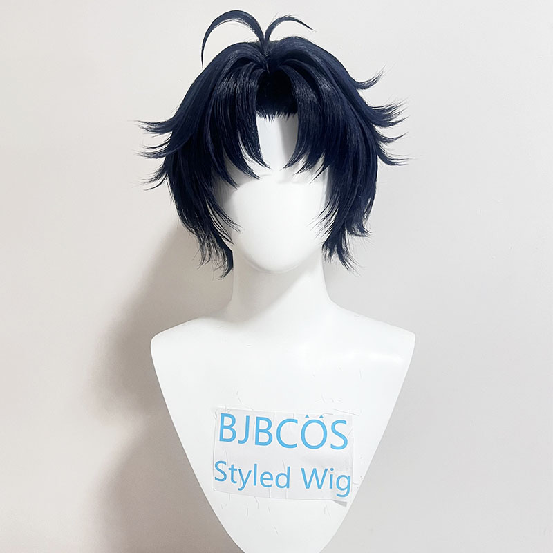 Anime Cosplay Blue Hair - [Styled Wig]Asaba Harumasa Cosplay Wig ZZZ