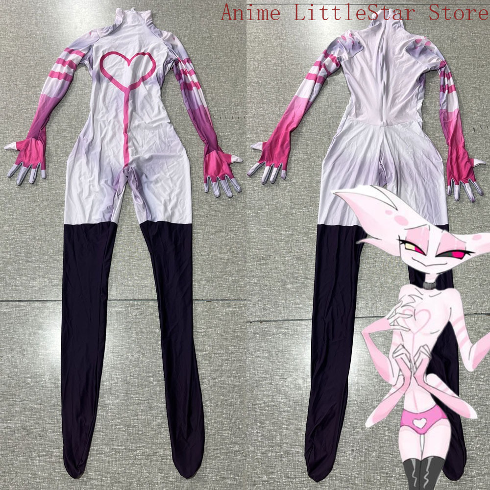 Anime Cosplay Jumpsuit - Anime Angel Dust Game Cosplay Costume