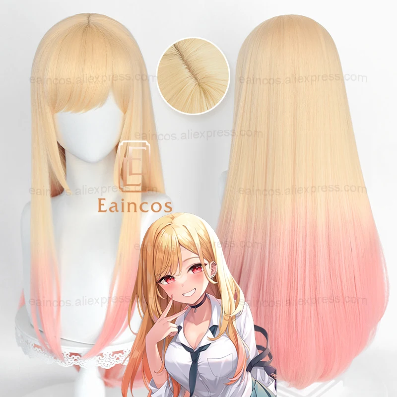 Kitagawa Anime Cosplay - Anime Marin Kitagawa Cosplay Wigs 80cm