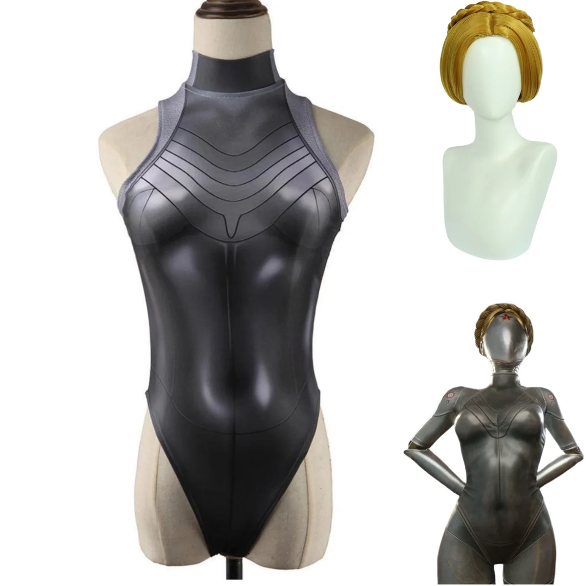 Robot Twins Cosplay Costume fo - огляд і ціна Anime Cosplay Jumpsuit