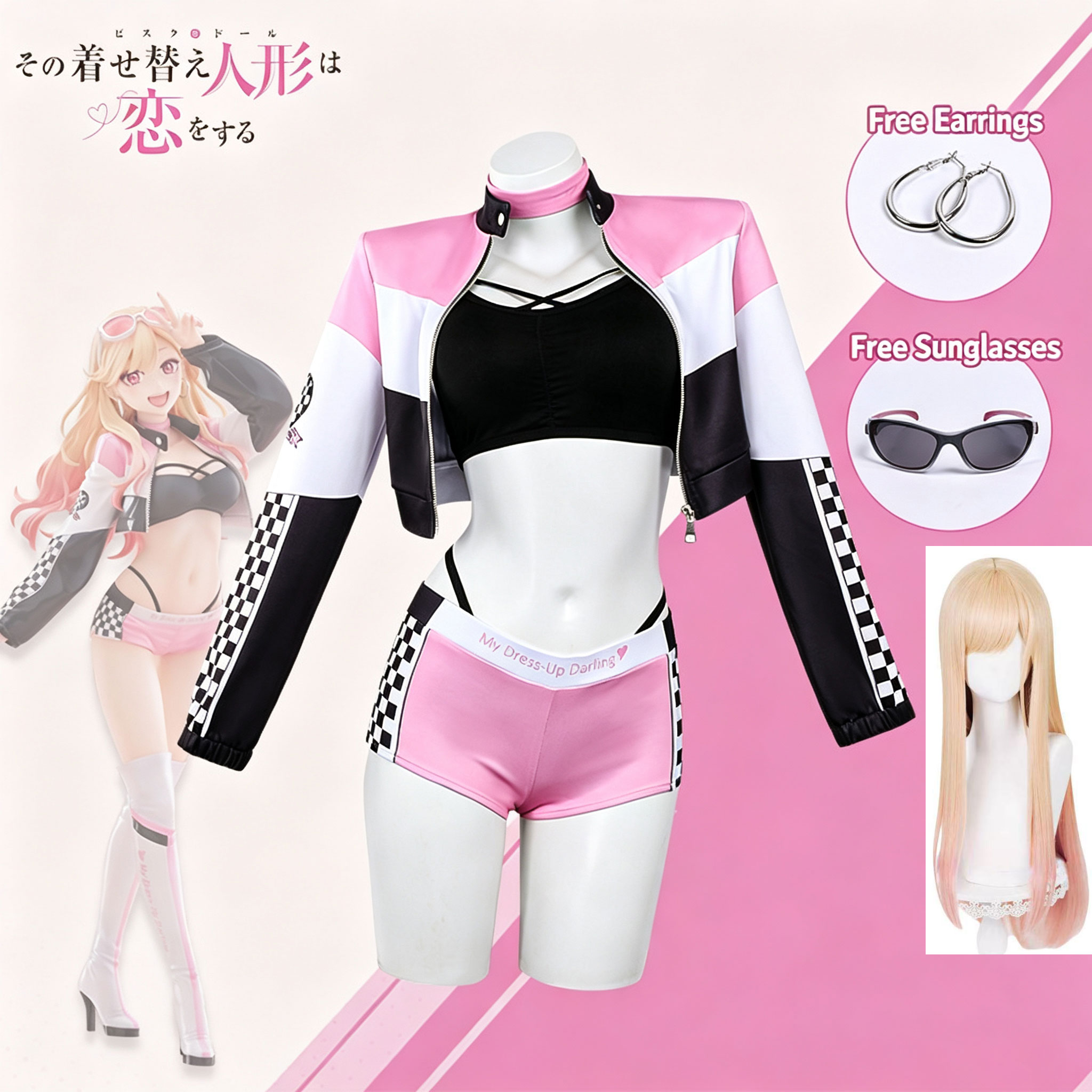 Anime My Dress Up Darling Wig  - огляд і ціна Kitagawa Anime Cosplay