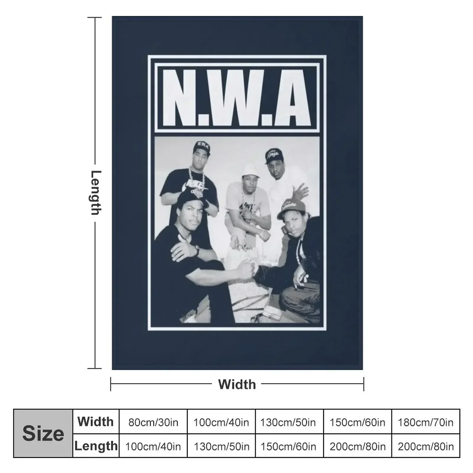 NWA GANGSTA Throw Blanket cosp - огляд і ціна Anime Cosplay Idea