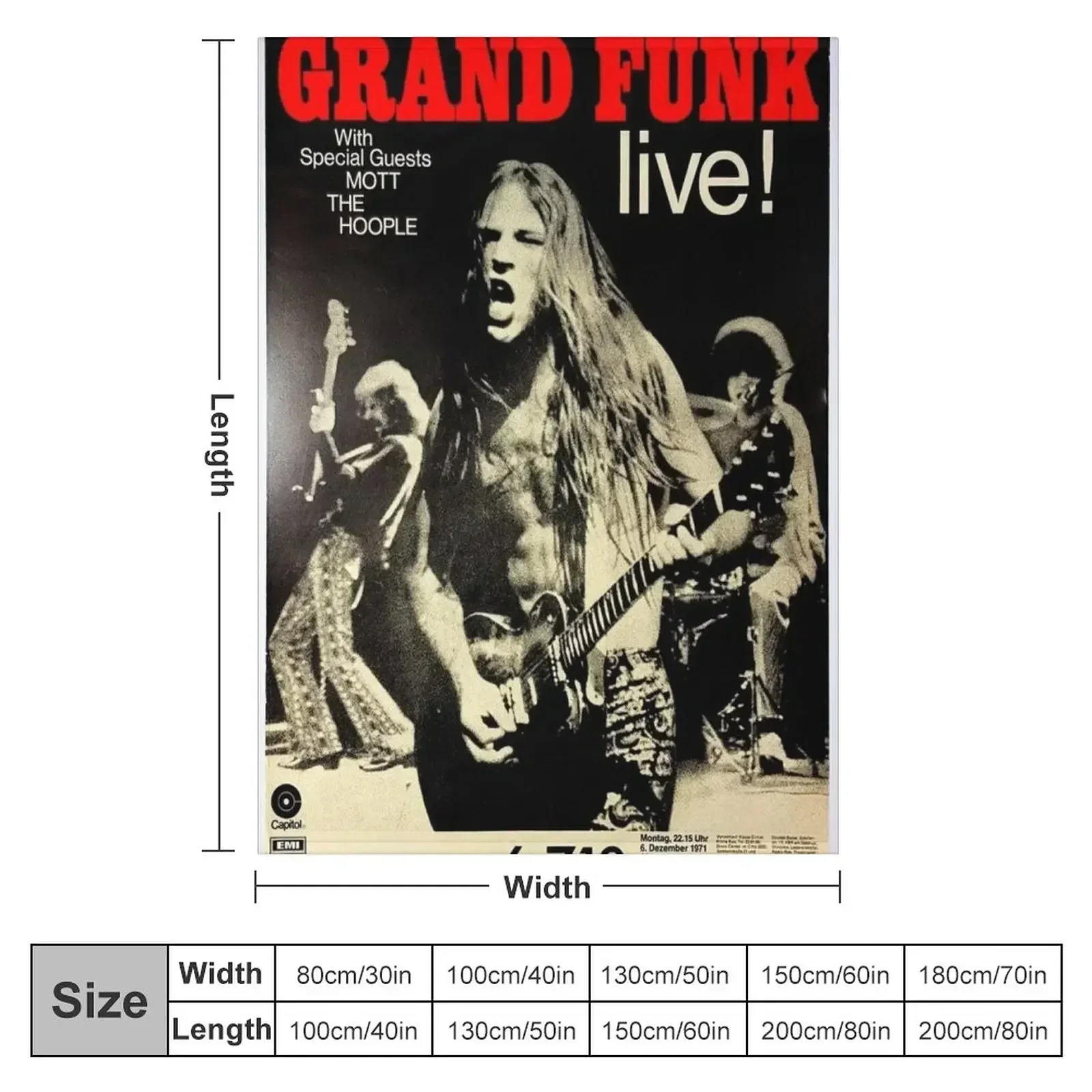 Grand Funk - Concert Poster. T - огляд і ціна Anime Cosplay Idea