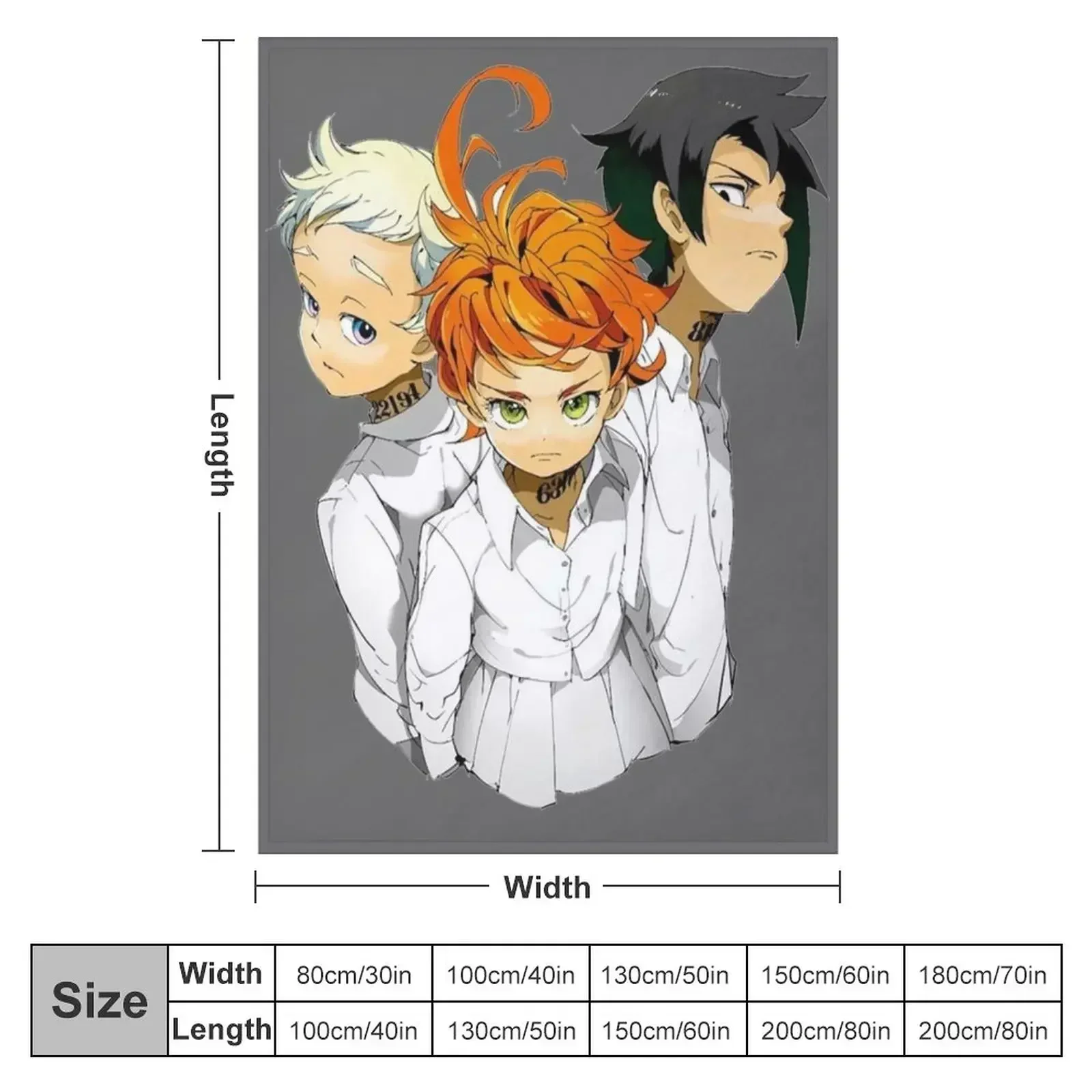 The Promised Neverland Throw B - огляд і ціна Anime Cosplay Idea