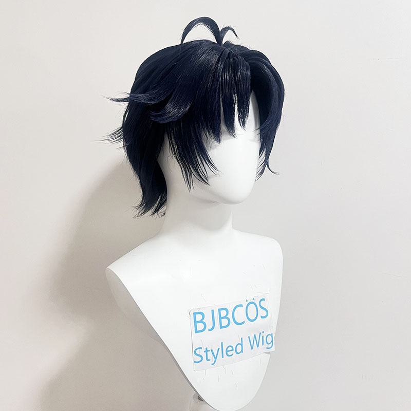[Styled Wig]Asaba Harumasa Cos - огляд і ціна Anime Cosplay Blue Hair
