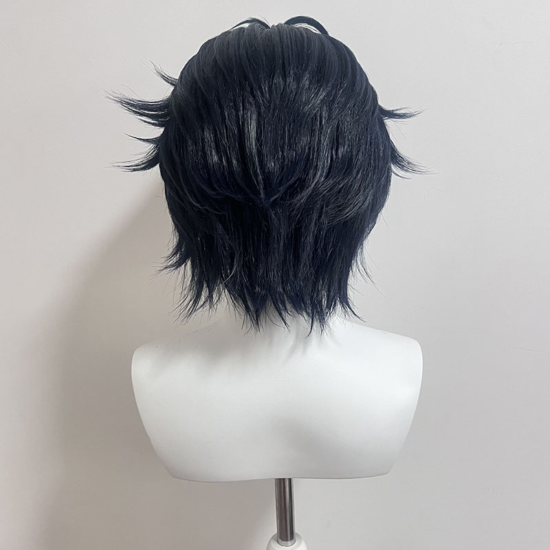 [Styled Wig]Asaba Harumasa Cos - огляд і ціна Anime Cosplay Blue Hair