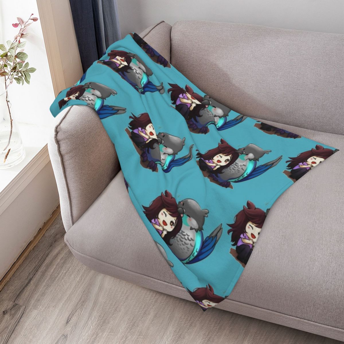 Love Bird Throw Blanket cospla - огляд і ціна Anime Cosplay Idea
